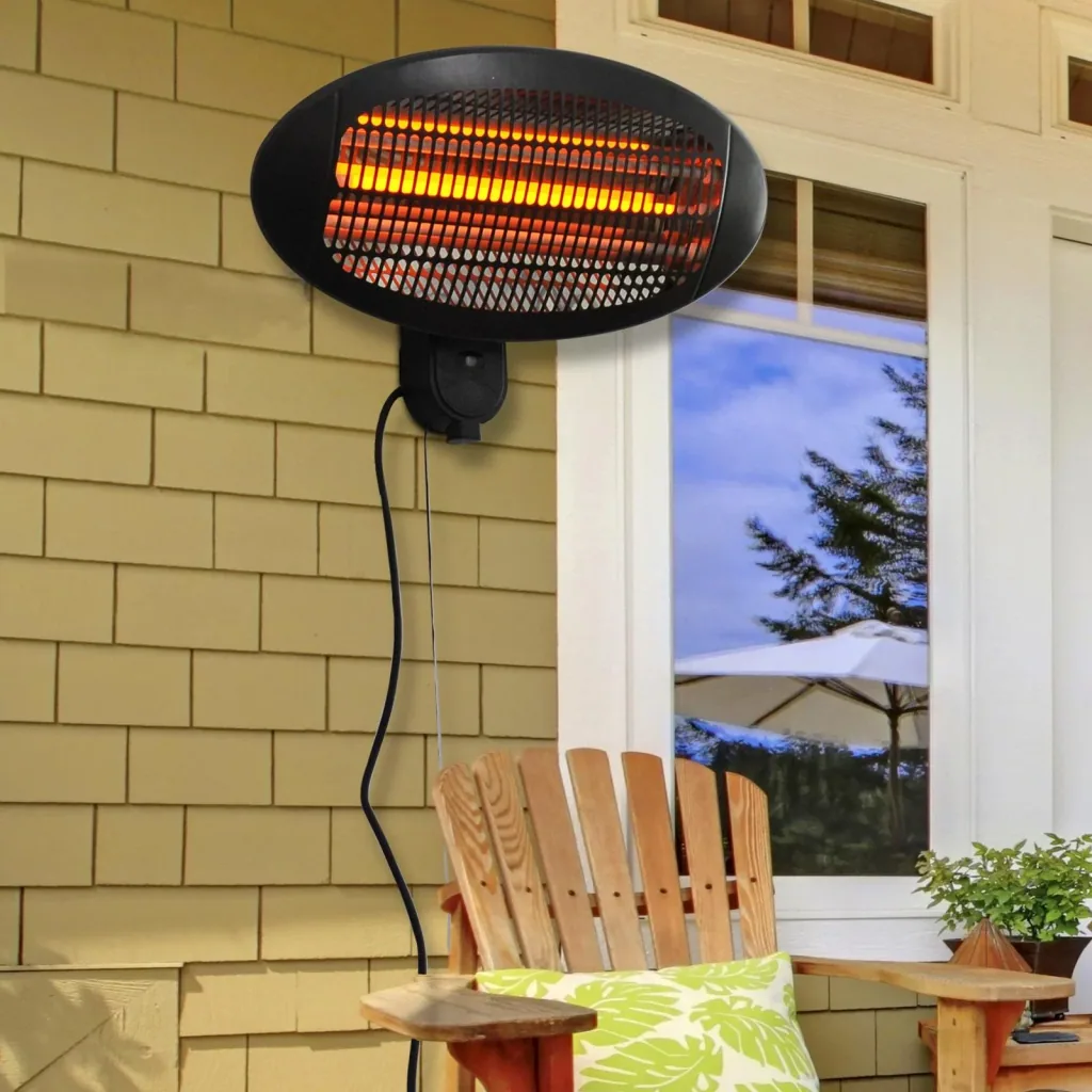 Heizstrahler Terrassenheizer Quartz elektrisch 650W/1300W/2000W