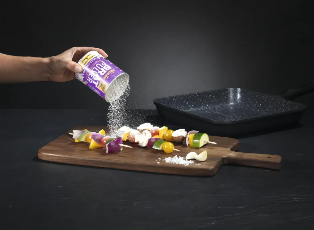 Pflanzliches Bratfett-Pulver, „PAUDAR“, mit Knoblauch und Salz, 175 g