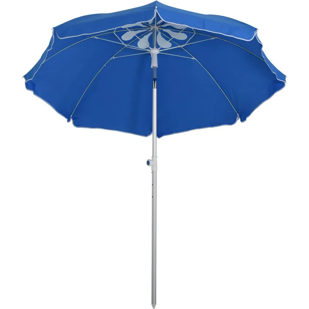 Sonnenschirm mit Kippfunktion blau
