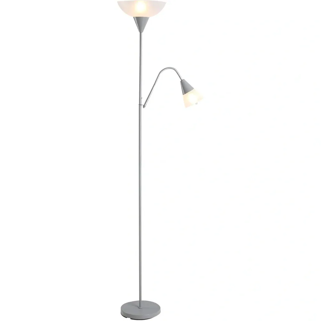 Stehlampe mit verstellbarem Leselicht