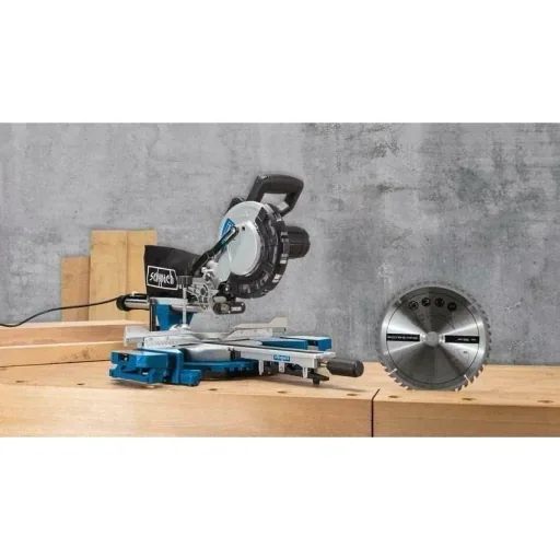 Besäum- und Auftrennsäge HM216 - 2000W | 216mm | Laser | 2 Sägeblätter