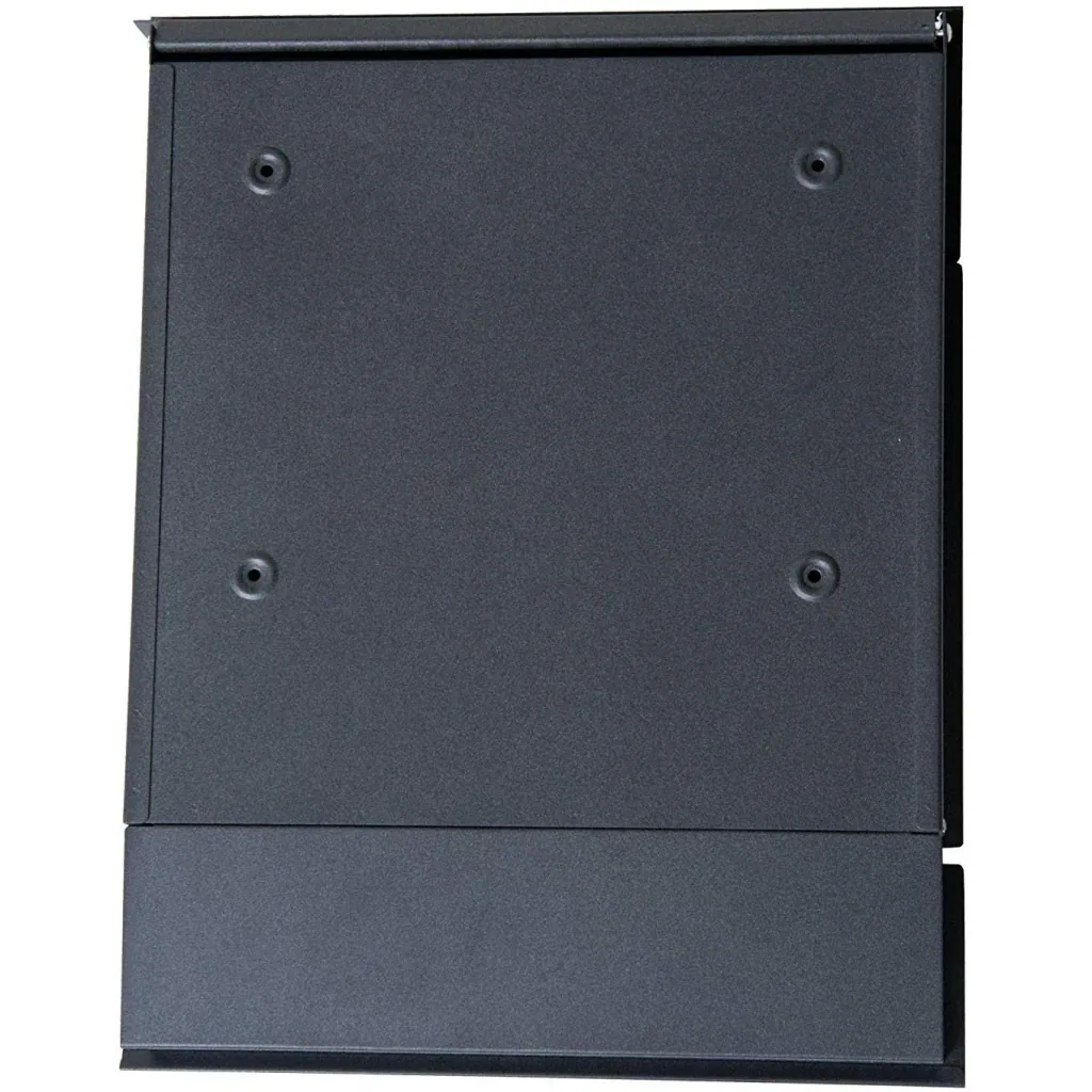 Briefkasten Wandbriefkasten mit Zeitungsfach abschließbar 2 Schlüssel Stahl