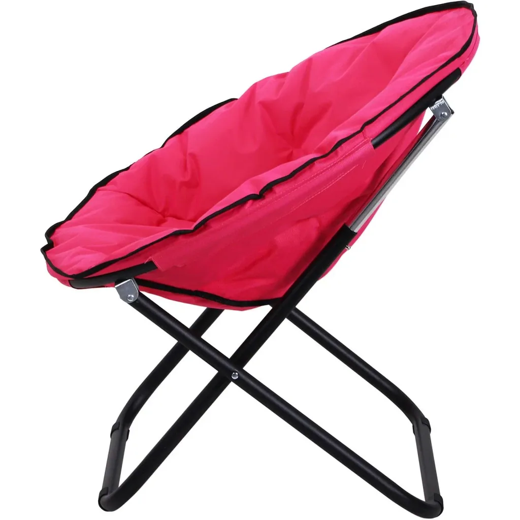 Klappstuhl Klappsessel Gartenstuhl Polstersessel faltbar Rosa 80 x 80 x 75 cm