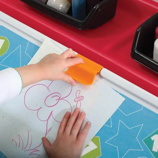2-in-1 Toy Box & Art Deckel