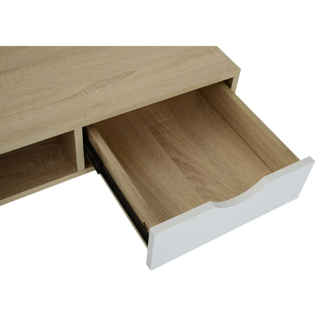 Schreibtisch PC-Tisch Bürotisch Arbeitstisch Computertisch mit 2 Schubladen 120 x 60 x 76 cm