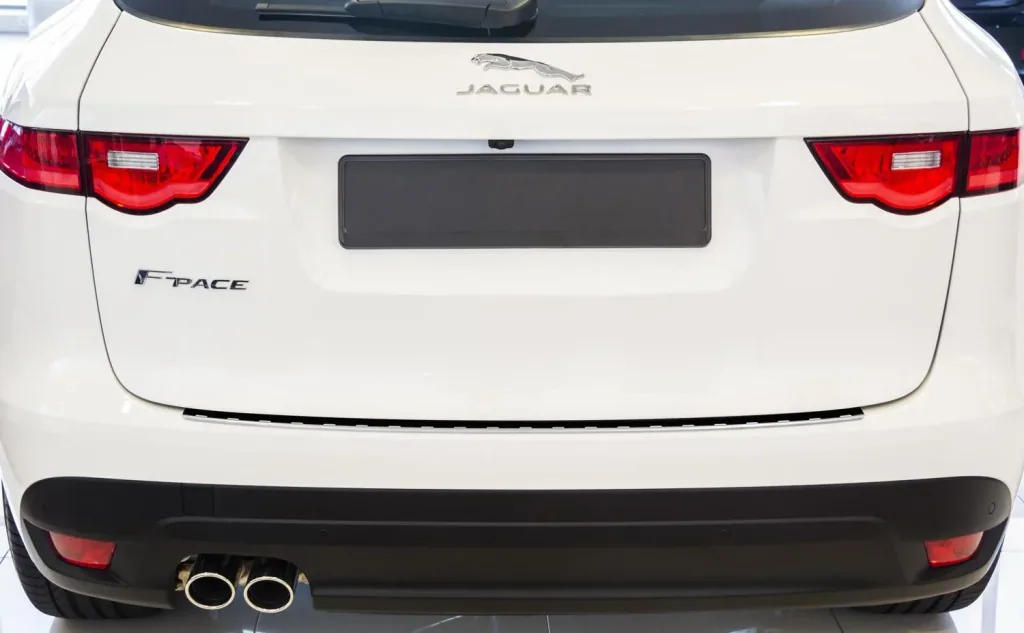 Ladekantenschutz Edelstahl für Jaguar F-Pace - Baujahr 2016 >