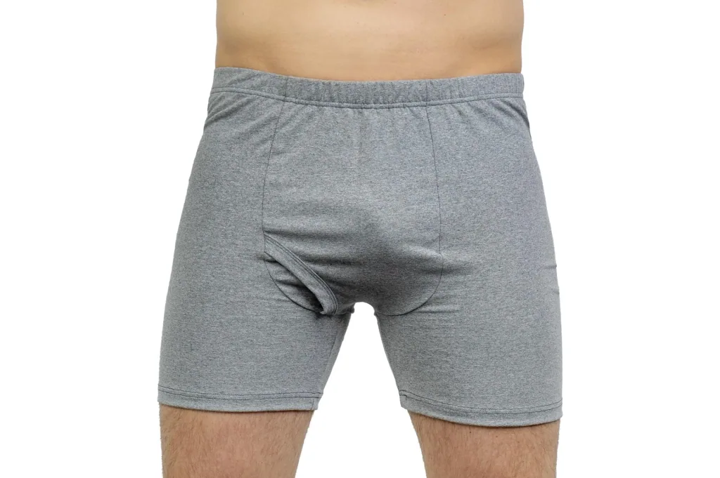 Retroshorts, dunkelgrau/melange, Gr.L