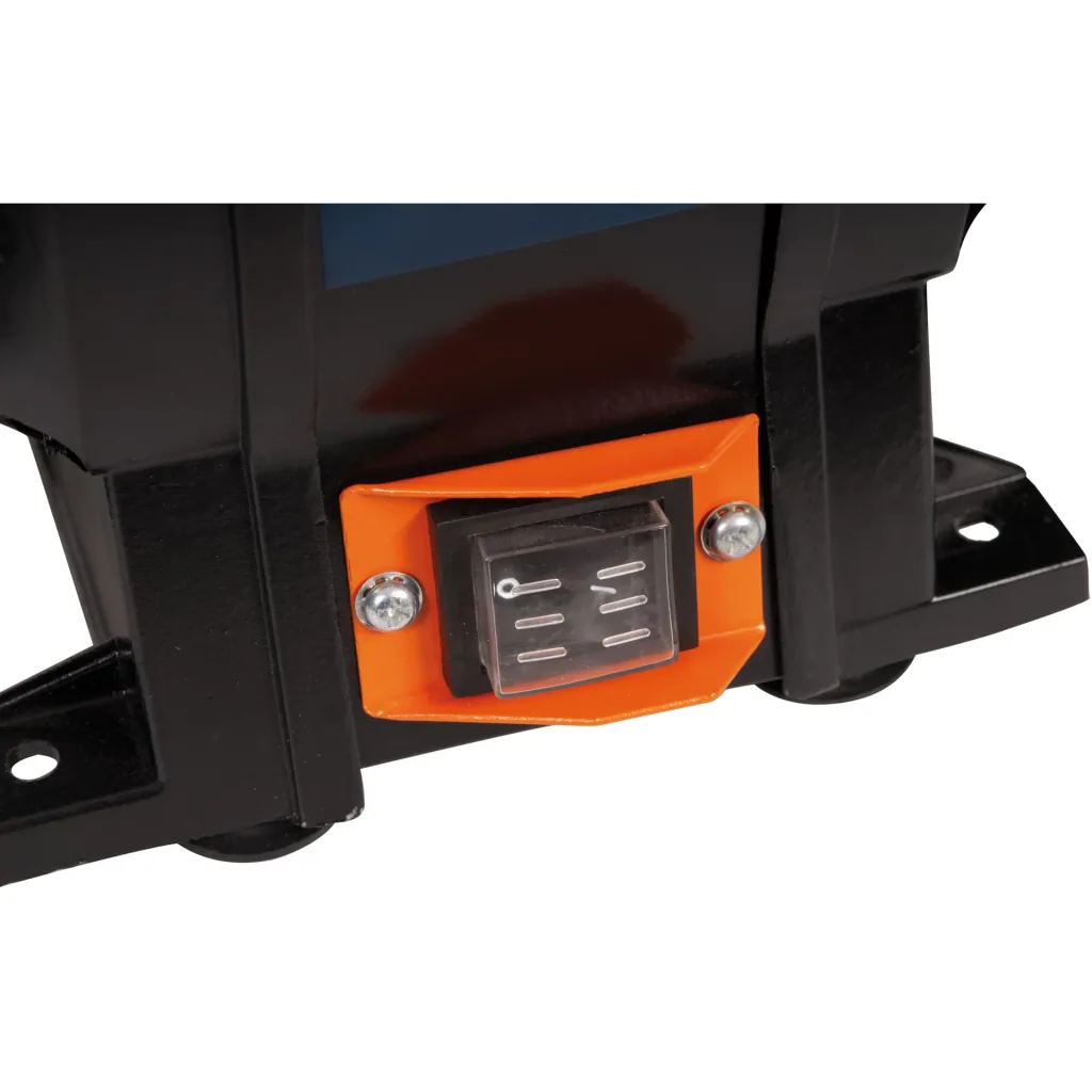 BGM1020 Doppelschleifmaschine 250W - 150mm - Montierbar - Inkl. 2 Schleifsteine (P36, P60), Schutzbrille und Funkenfänge