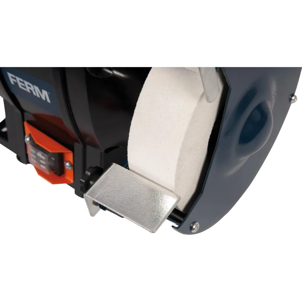 BGM1020 Doppelschleifmaschine 250W - 150mm - Montierbar - Inkl. 2 Schleifsteine (P36, P60), Schutzbrille und Funkenfänge