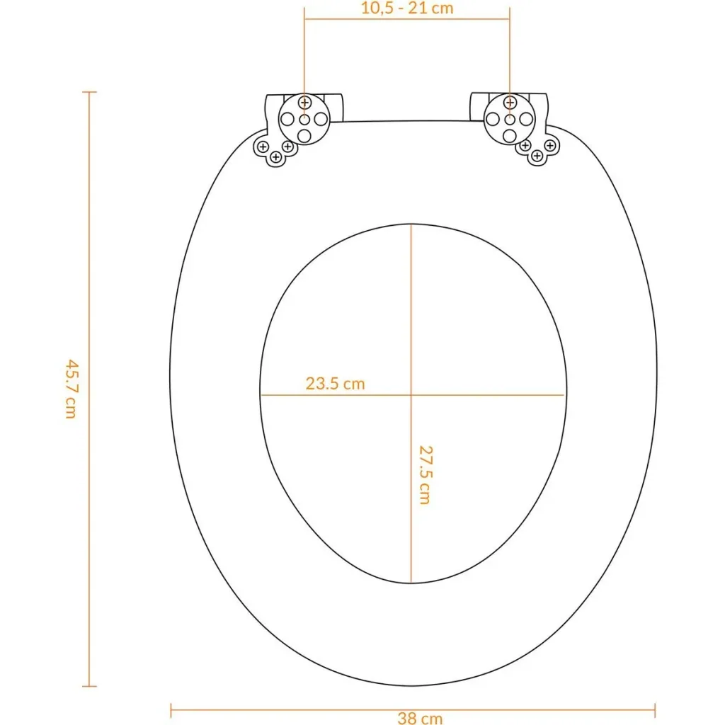 Toilettensitz/ WC-Sitz- Schwarz - mit Soft Close