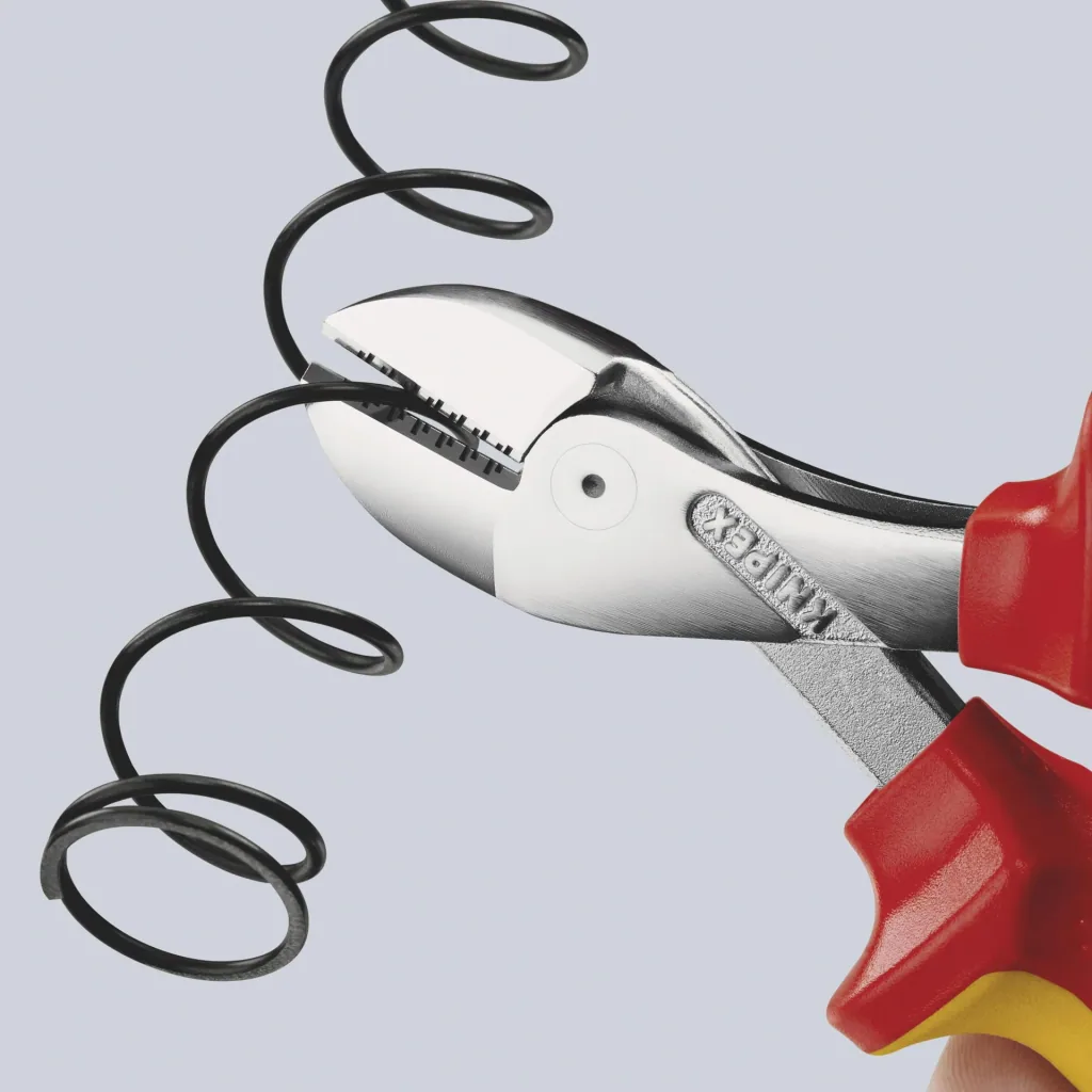 KNIPEX X-Cut Kompakt-Seitenschneider isoliert mit Mehrkomponenten-Hüllen 160 mm