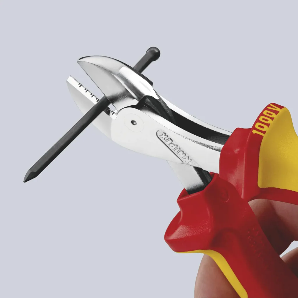 KNIPEX X-Cut Kompakt-Seitenschneider isoliert mit Mehrkomponenten-Hüllen 160 mm