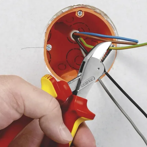 KNIPEX X-Cut Kompakt-Seitenschneider isoliert mit Mehrkomponenten-Hüllen 160 mm