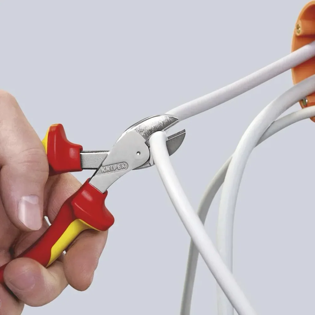 KNIPEX X-Cut Kompakt-Seitenschneider isoliert mit Mehrkomponenten-Hüllen 160 mm