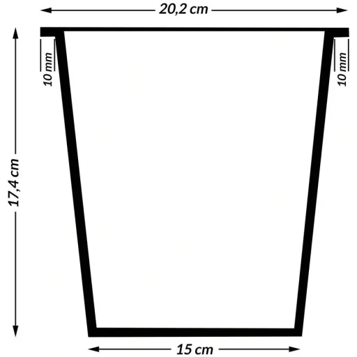 Polyrattan Pflanzgefäß grau 95x27x60cm