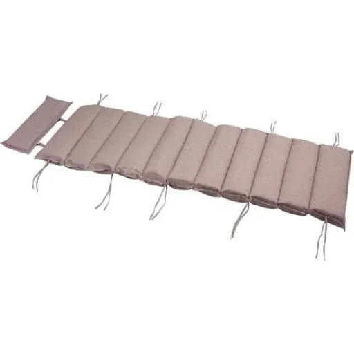 Kissen Sonnenliege - Creme gesprenkelt - 177x58x7