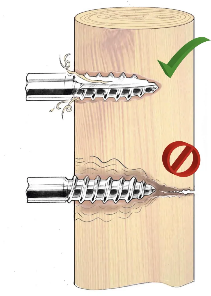 Ringisolator Easy Drill EDX, mit durchgehender Stütze, 25 Stück Beutel