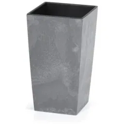 Blumentopf Concrete Design 26L Anthrazit, 26,5 x 26,5 x 50 cm