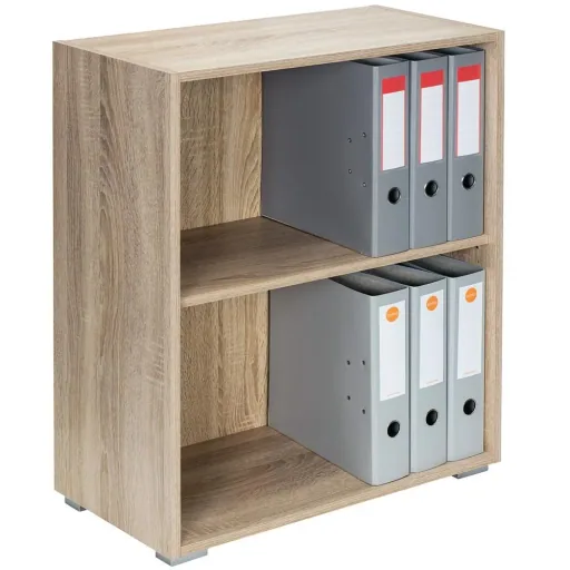 Bücherregal Vela Eiche mit 2 Fachböden