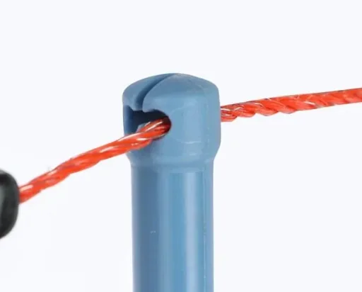 TitanNet PremiumPlus, 50 m blau/weiß, 90 cm, Doppelspitz
