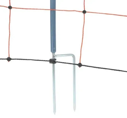 TitanNet PremiumPlus, 50 m blau/weiß, 90 cm, Doppelspitz