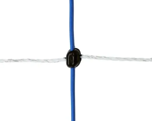 TitanNet PremiumPlus, 50 m blau/weiß, 90 cm, Doppelspitz
