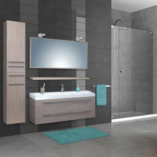 Badezimmermöbel Force 125 cm - Eiche