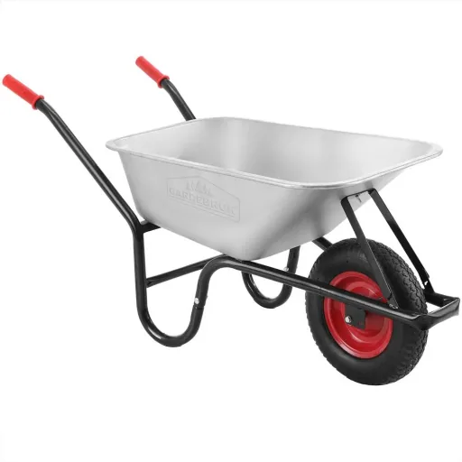 Schubkarre 100l - 250kg - Tragfähigkeit mit Lufträdern 40cm