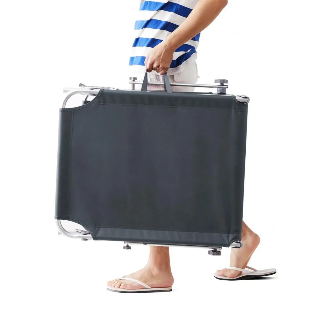 Ibiza Liege - 2er Set - Grau Aluminium - Mit Sonnendach