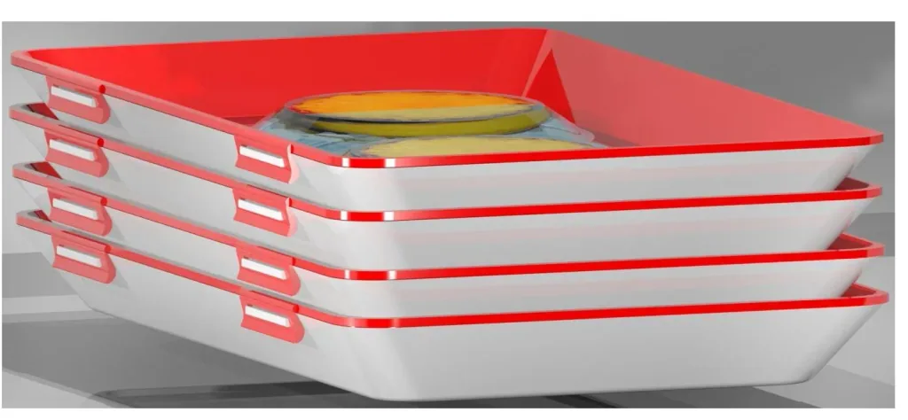 Frischhaltesystem "Clever Tray", 2er Set