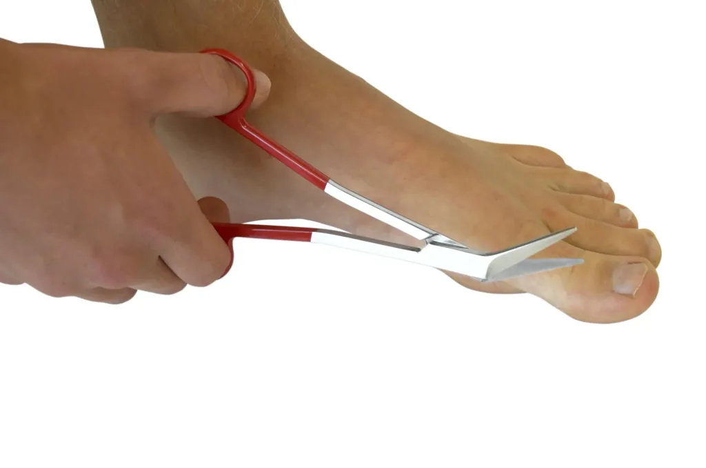 Fußnagelschere, ergonomisch