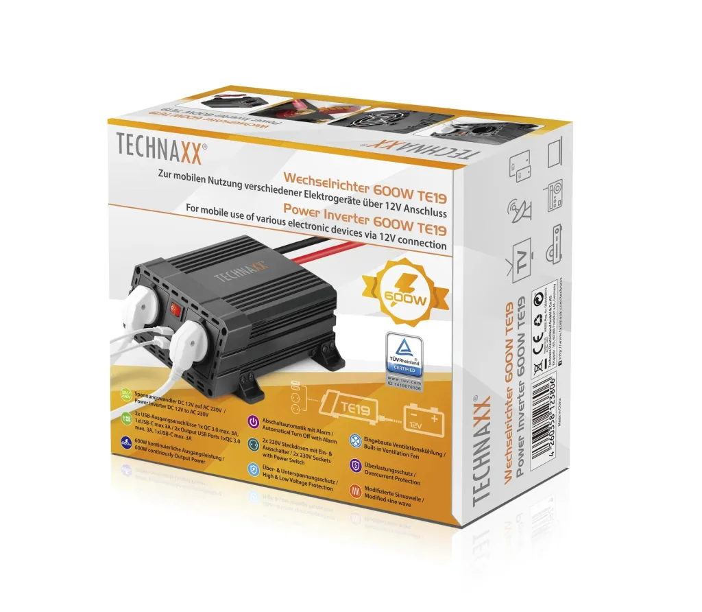 Wechselrichter TE19 - 600 Watt