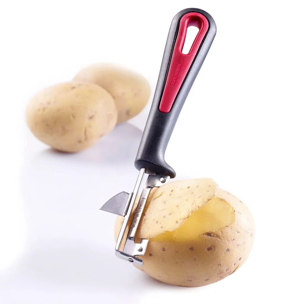 Sparschäler mit Ausstecher „Gallant“, Linkshänder, Edelstahl