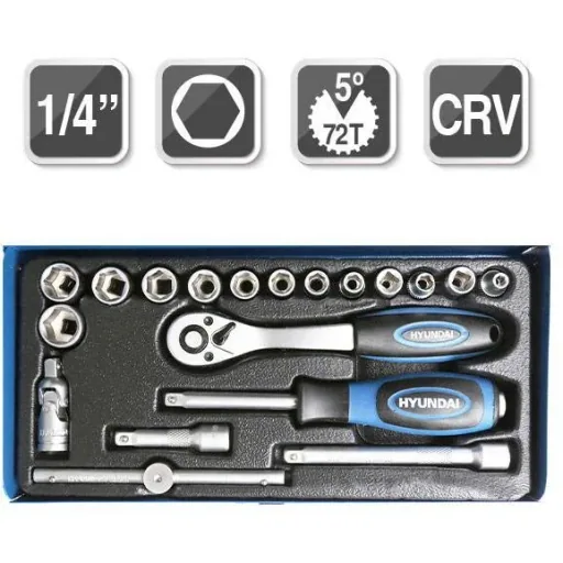 Profi-Werkzeugsatz 1/4" 20-teilig