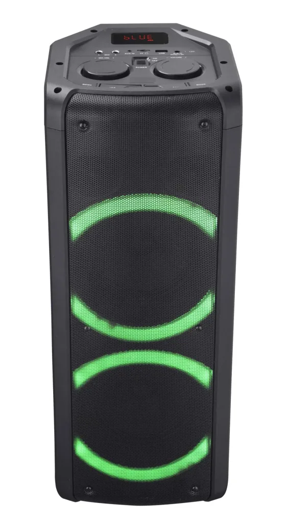 Mobiler Partylautsprecher mit Bluetooth, Radio, USB, AUX-IN und Akku