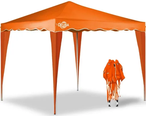 Faltpavillon Capri - Popup 3x3m orange