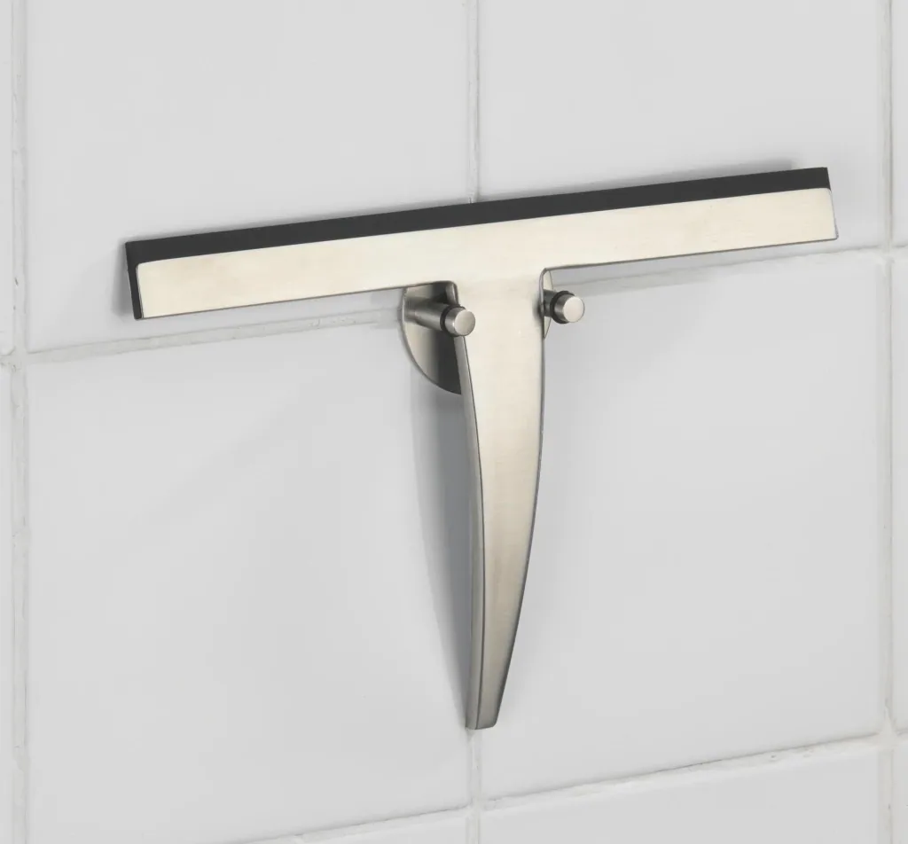 Duschabzieher mit Halter Edelstahl