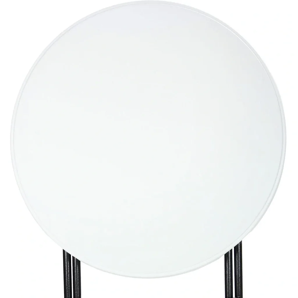 Bartbare Kunststoffklappbar Ø80cm weiß