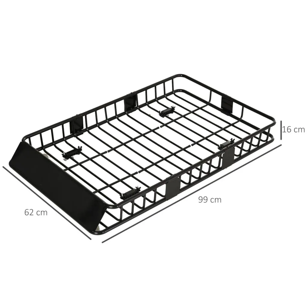 Universal-Autodachgepäckträger Metall, schwarz