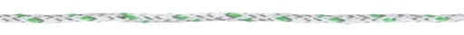 Weidezaunlitze Premium Ultra, 2,5 mm, 400 m, weiß/grün