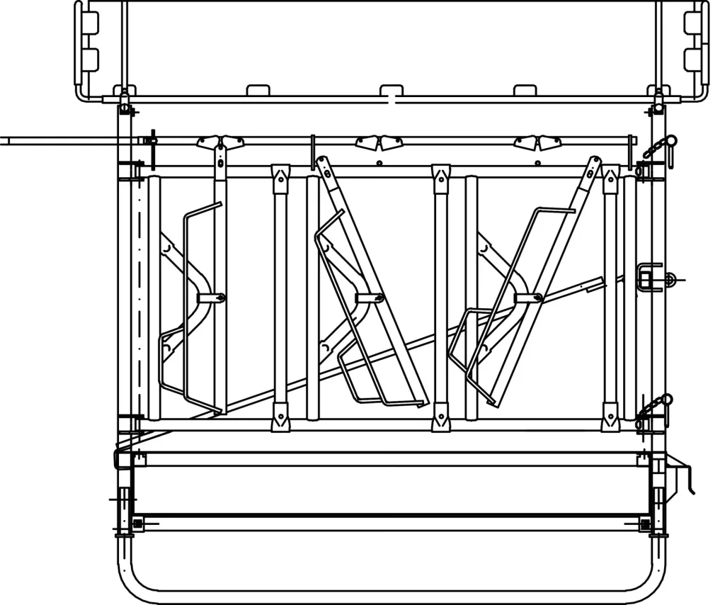 Viereckraufe "Standard" mit Selbstfangfressgitter
