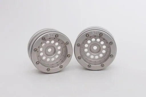 Beadlock Wheels PT-Bullet Silber/Silber 1.9 (2 St.)