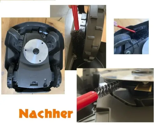 Bürstenset für Rasenmäher und Robotmäher