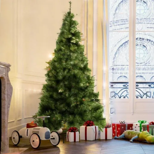 Künstlicher Weihnachtsbaum 2,1 m Christbaum Tannenbaum 505 Äste