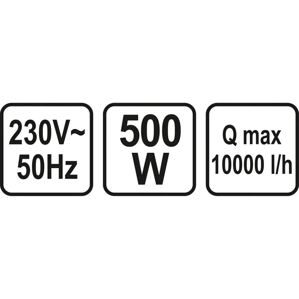 Unterwasserpumpe - 500W - 10.000l/h