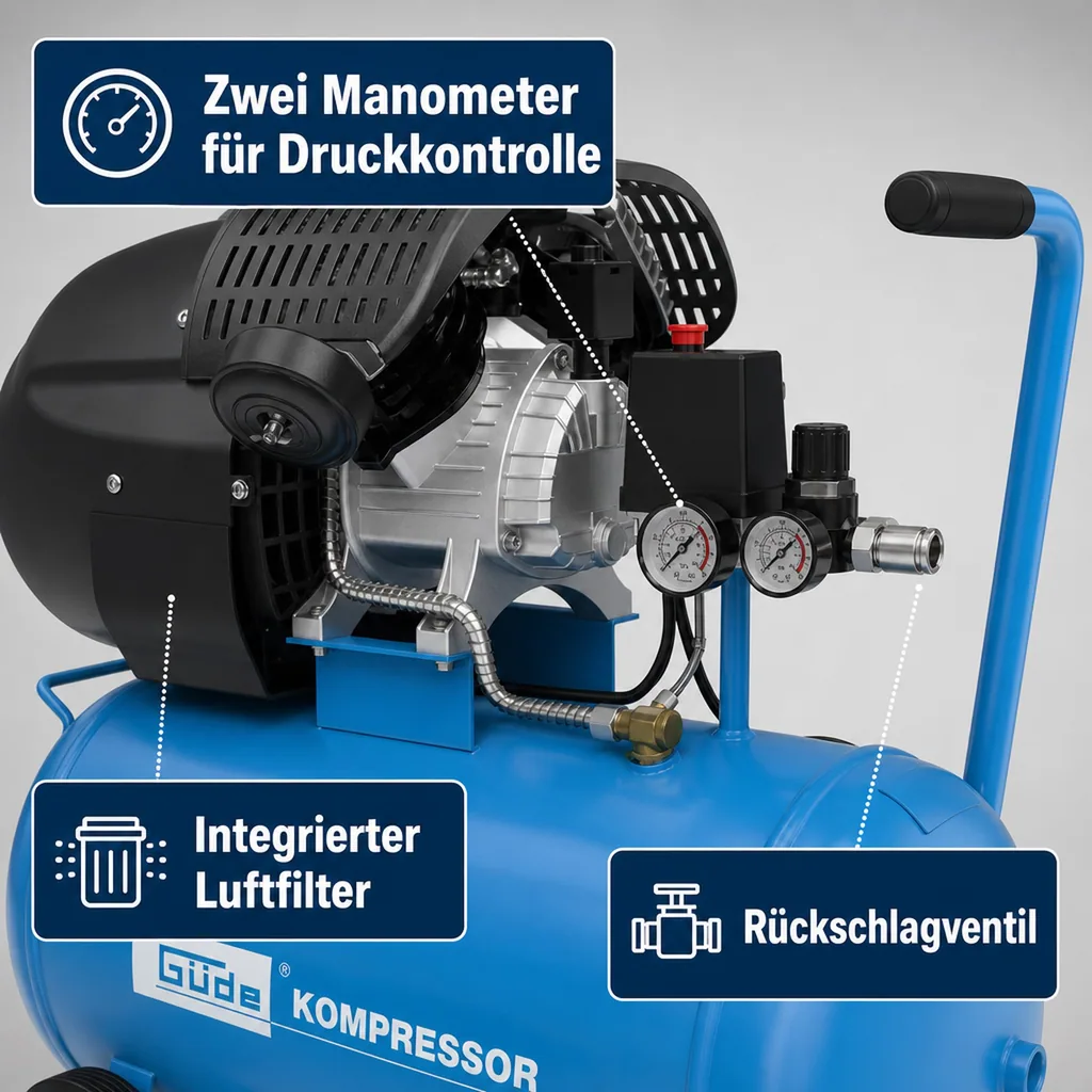 Kompressor-Set 405/10/50, 15-teilig