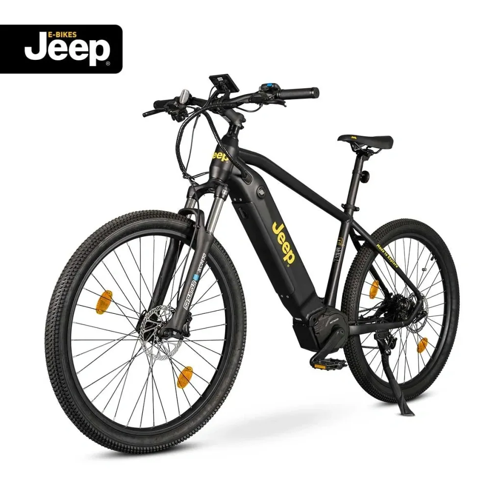 Unisex Mountain E-Bike 27,5 Zoll, Rahmengröße 45 cm, 9-Gang Kettenschaltung, black, MHM 7000,