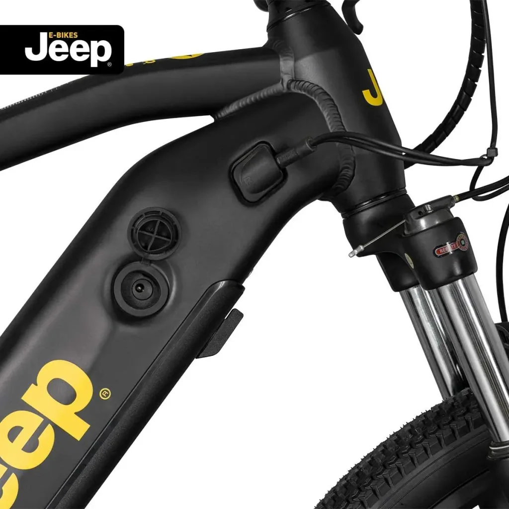 Unisex Mountain E-Bike 27,5 Zoll, Rahmengröße 45 cm, 9-Gang Kettenschaltung, black, MHM 7000,