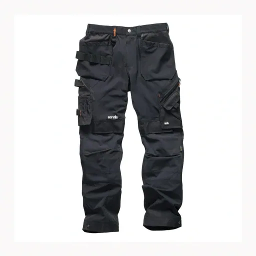 Pro Flex Plus Arbeitshose, schwarz 34R