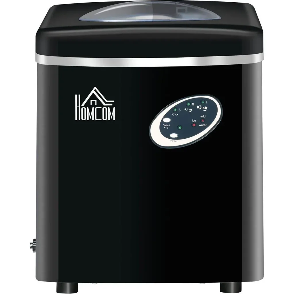 Eiswürfelbereiter 15kg/24h 1,9L mit 3,2L Wassertank 36,7 x 29,7 x 37,8 cm